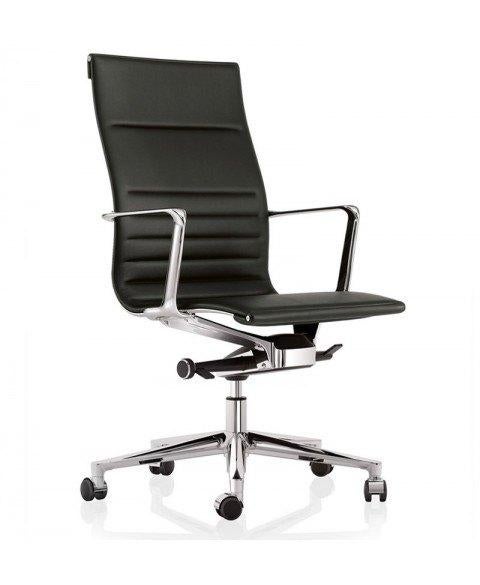 Fauteuil de direction design ICF neuf, Maison & Meubles, Chaises de bureau, Neuf, Chaise de bureau, Noir, Ergonomique, Enlèvement ou Envoi