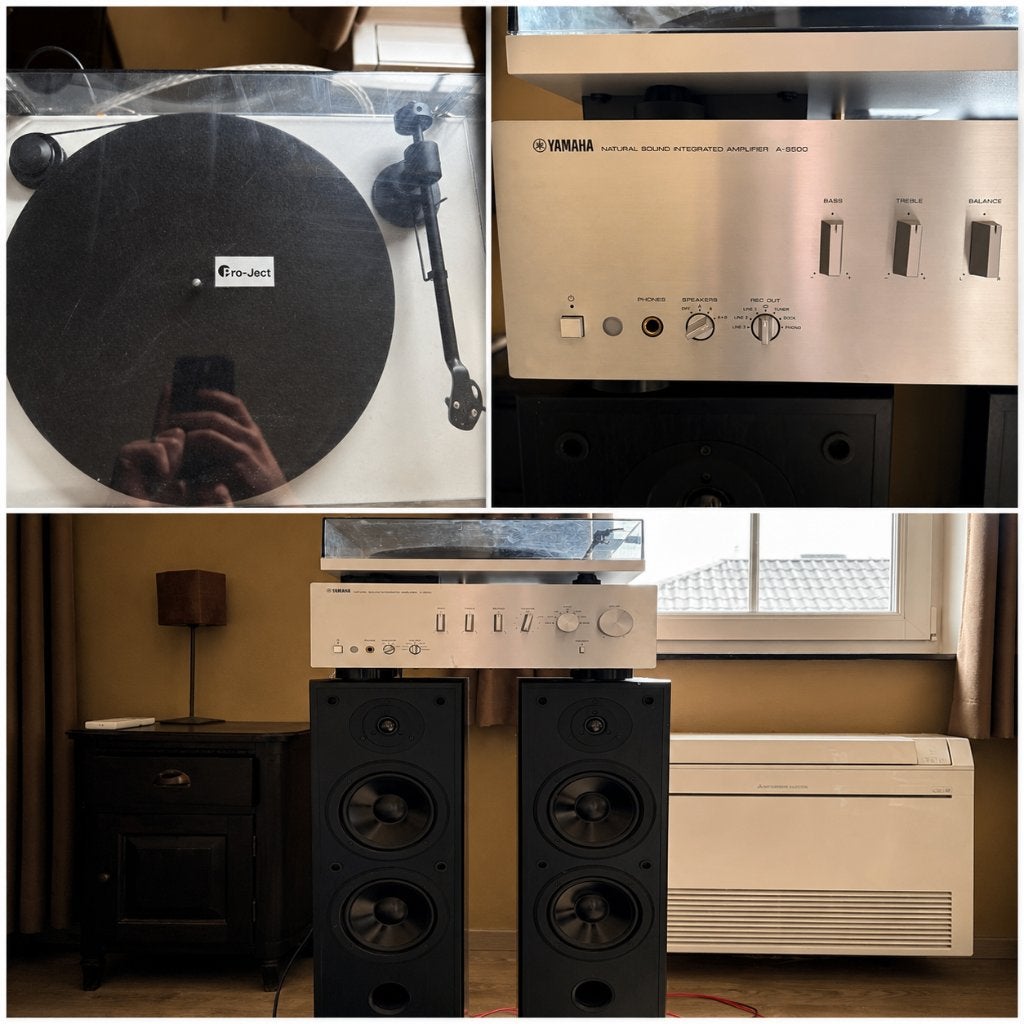 platen installatie lp speler, versterke en speakers, TV, Hi-fi & Vidéo, Tourne-disques, Enlèvement, Utilisé, Tourne-disque, Autres marques