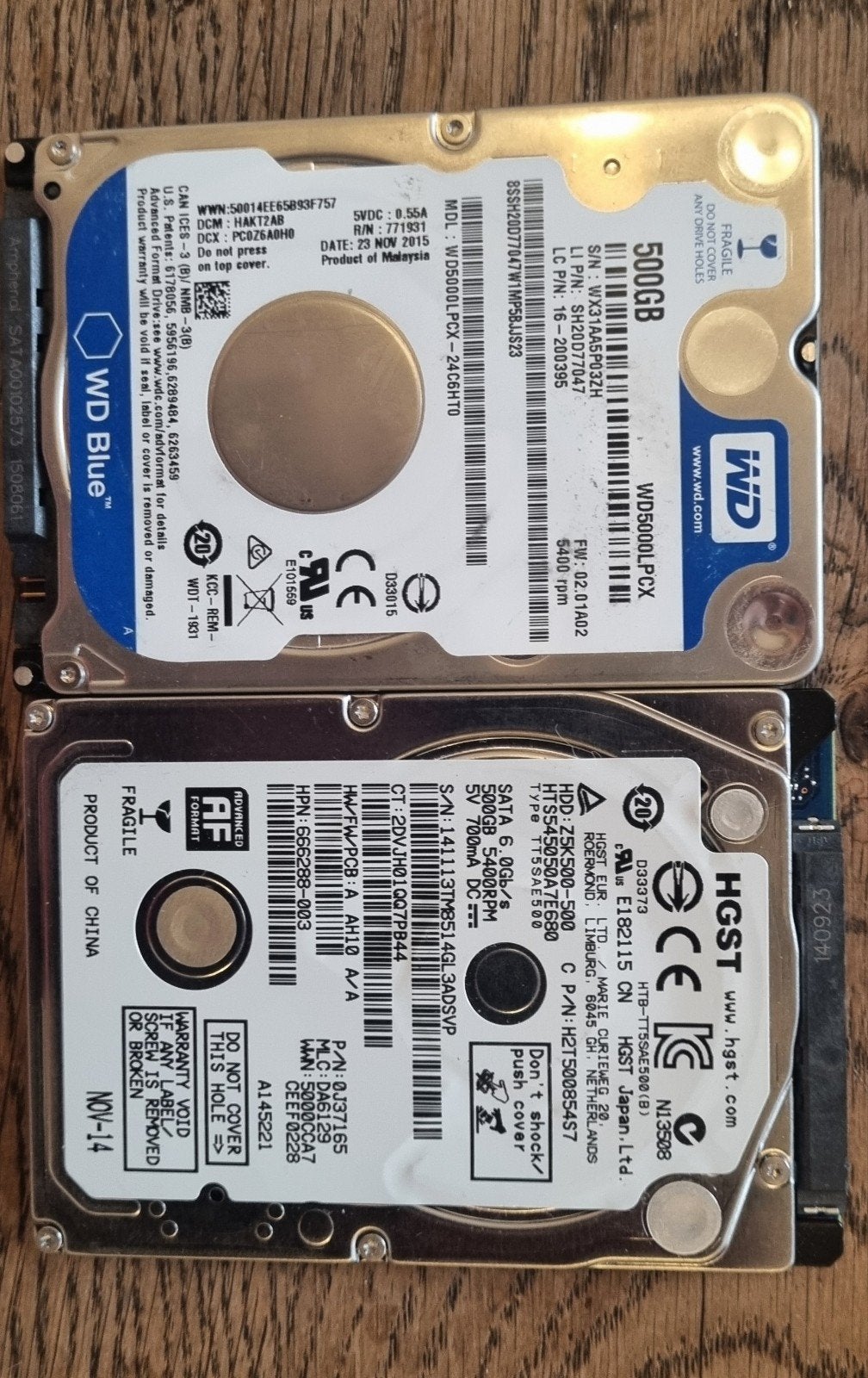 HDD 2,5" 500Gb, Computers en Software, Harde schijven, HDD