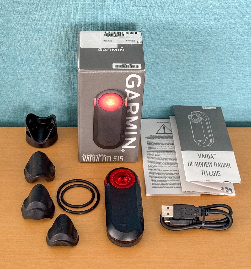 Garmin radar feu arrière Varia RTL515 neuf, Vélos & Vélomoteurs, Neuf, Batterie, Enlèvement, Phare arrière