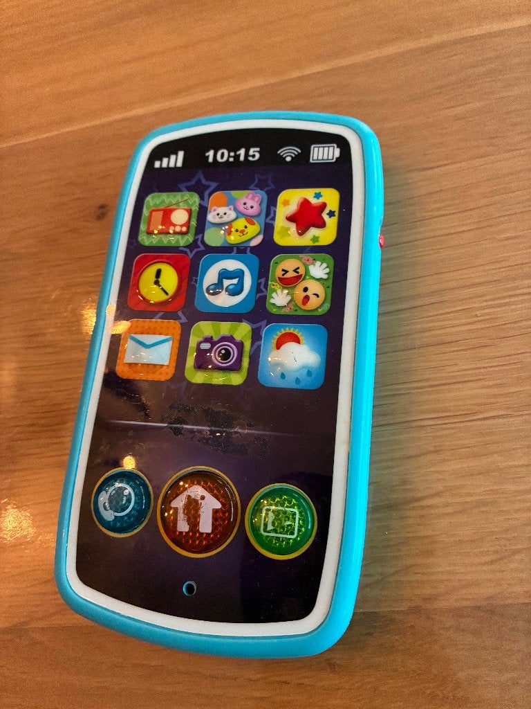 vtech telefoon en leerboek, Ophalen of Verzenden, Gebruikt
