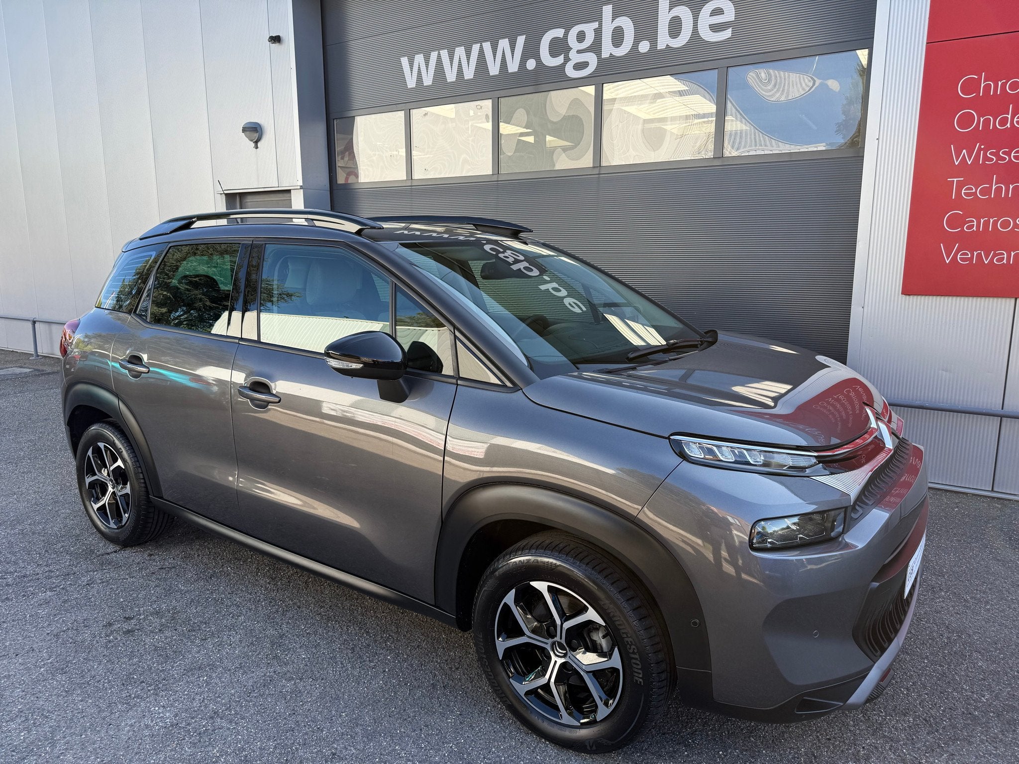 Citroën C3 Aircross 12PureTech 110pk SHINE LEDER FULL OPTIO, Autos, Citroën, Cuir, Argent ou Gris, Achat, Euro 6
