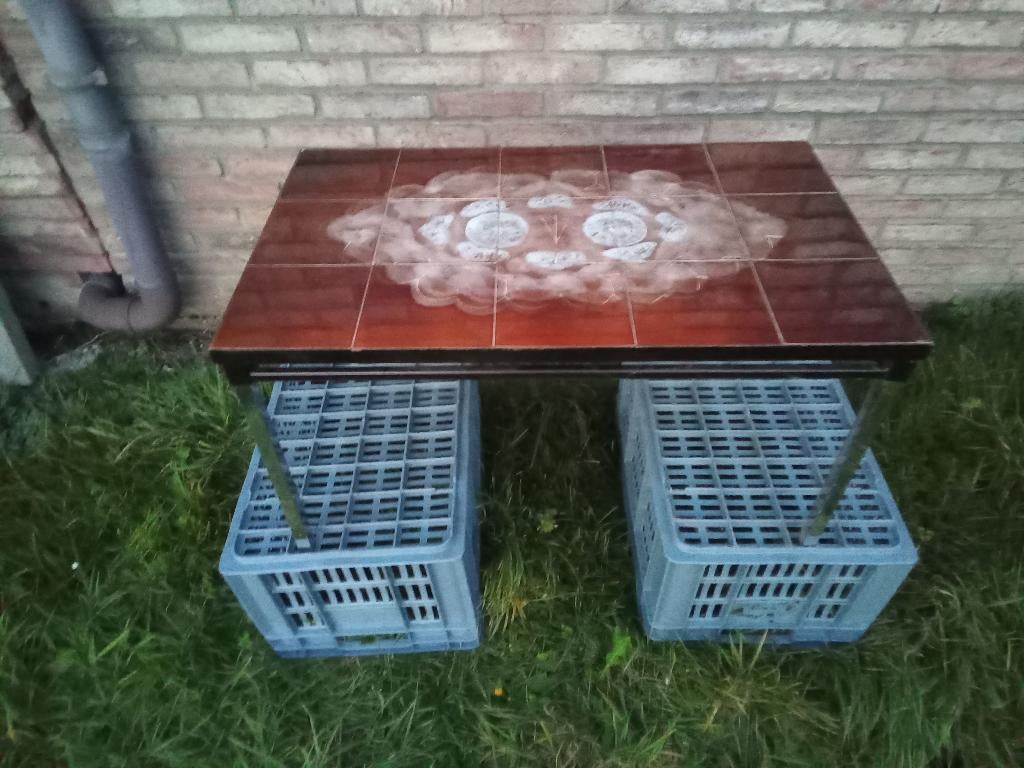 Table de salon en carrelage très solide., Maison & Meubles, Tables | Tables de salon, Moins de 50 cm, 50 à 100 cm, Comme neuf