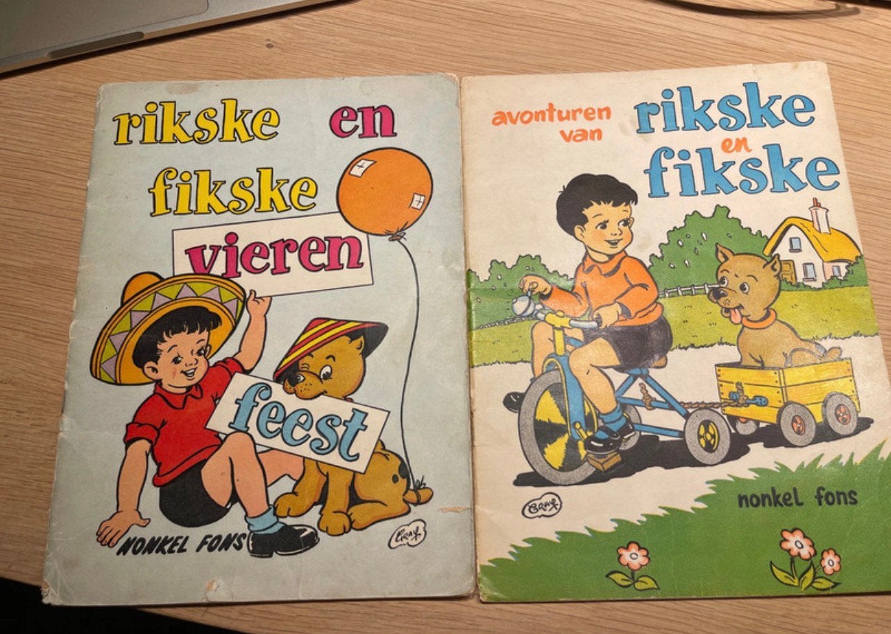 Rikske en fikske - nonkel Fons 2 boekjes, Ophalen of Verzenden, Gebruikt