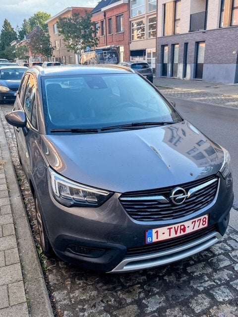 Opel Crosland X Turbo, Auto's, Voorwielaandrijving, Stof, Zwart, Parkeerassistent