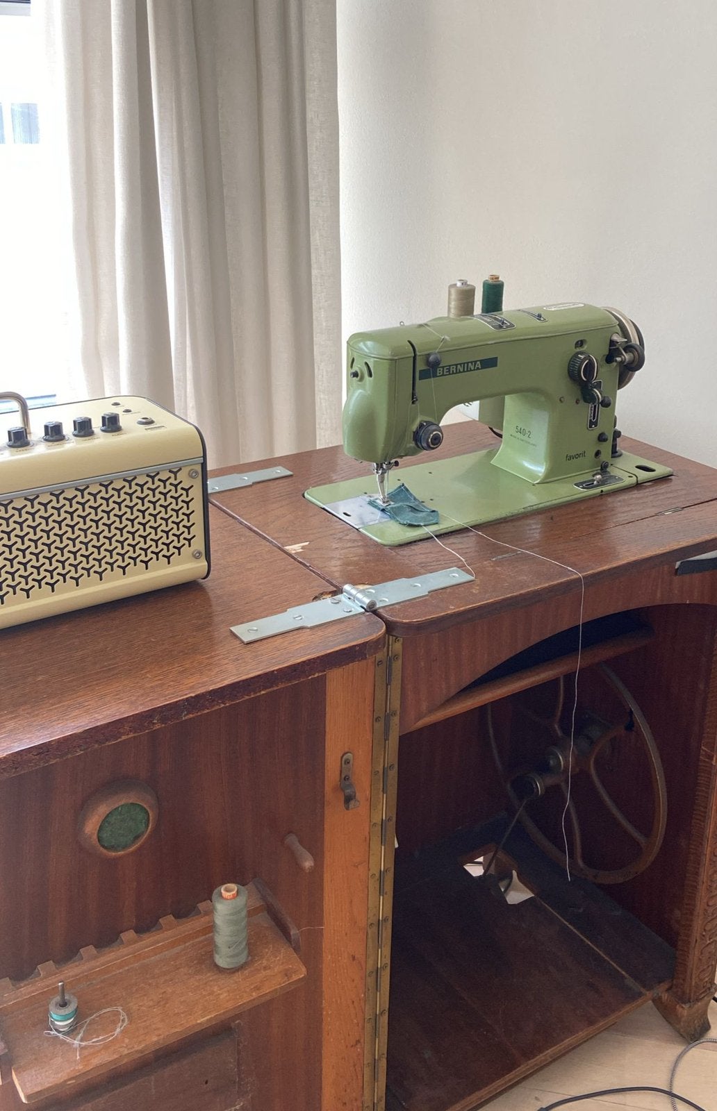 Machine à coudre Bernina 540, Enlèvement