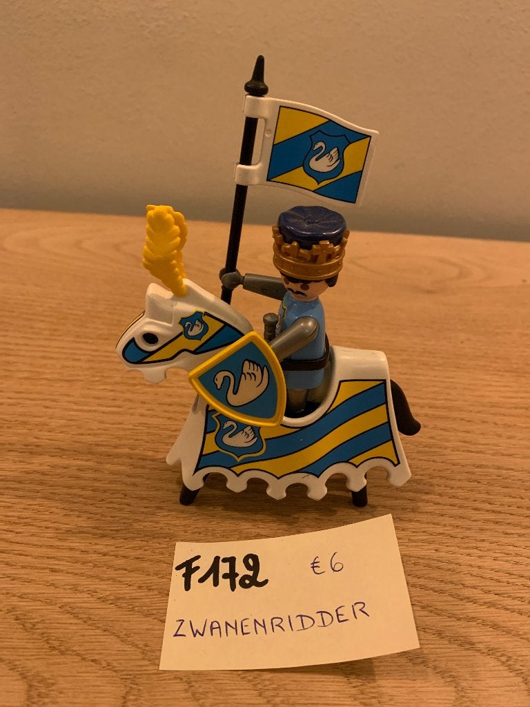 PLAYMOBIL F172: ZWANENRIDDER, Losse onderdelen, Nieuw, Ophalen of Verzenden, Knights