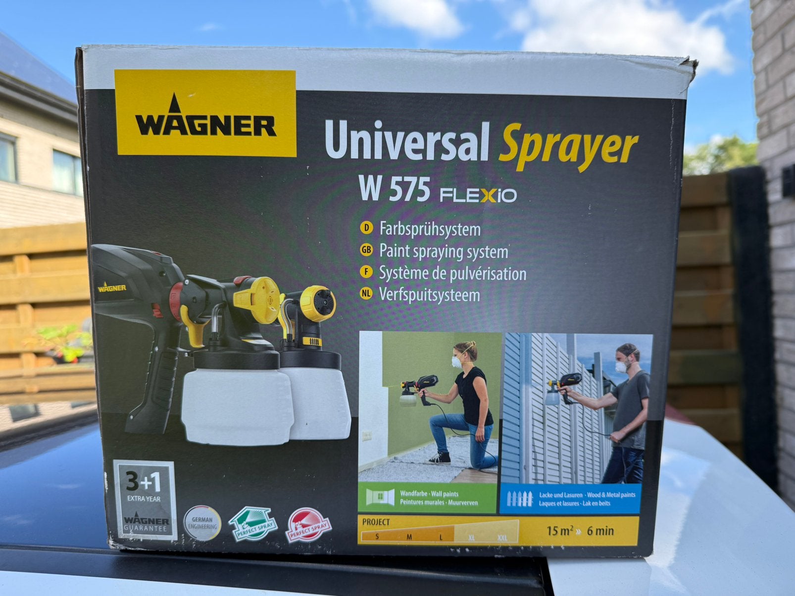 Verf spray, Minder dan 5 liter, Ophalen, Zo goed als nieuw, Verf