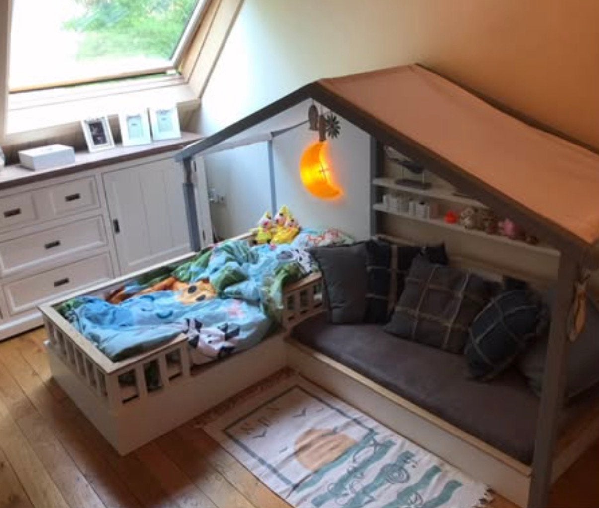 Kinderbedje prachtig gemaakt!! Princessenbed!, Ophalen, Zo goed als nieuw