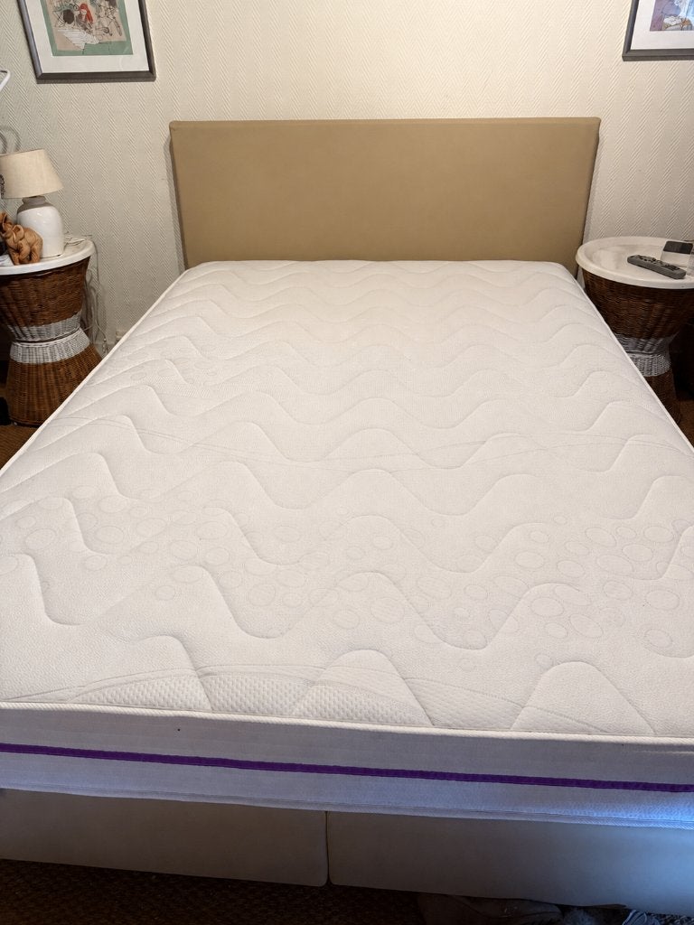Sommier, Beige, 140 cm, Enlèvement, Utilisé