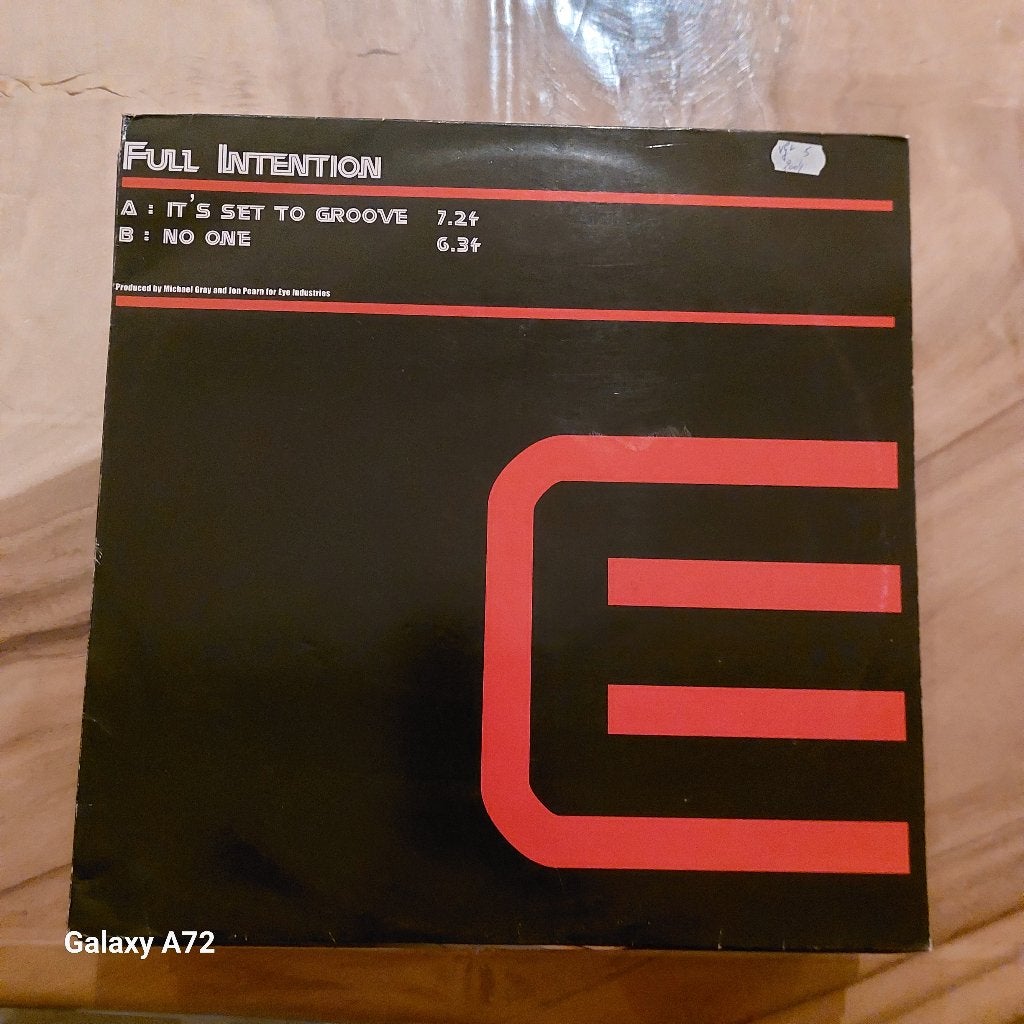 full intention it s set to groove 12 inch maxi, Gebruikt, House, Ophalen of Verzenden, 12 inch