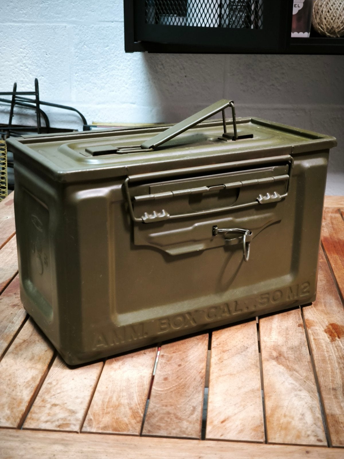 Caisse munitions US cal 50 WW2, Collections, Enlèvement ou Envoi, Utilisé, Autre