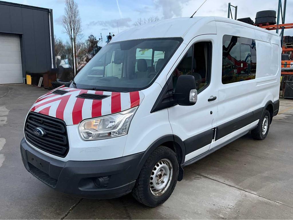 Ford Transit Double Cab 2016 (7 lits de cabine) - Bar de rem, Autos, Ford, Entreprise, Transit, Diesel, Autre carrosserie, Boîte manuelle