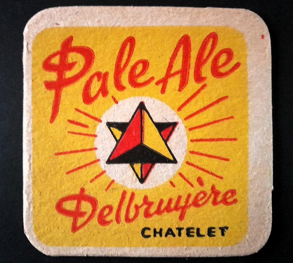 Brasserie Delbruyere Chatelet Sous Bock Petit modèle, Collections, Envoi, Utilisé, Sous-bock, Autres marques
