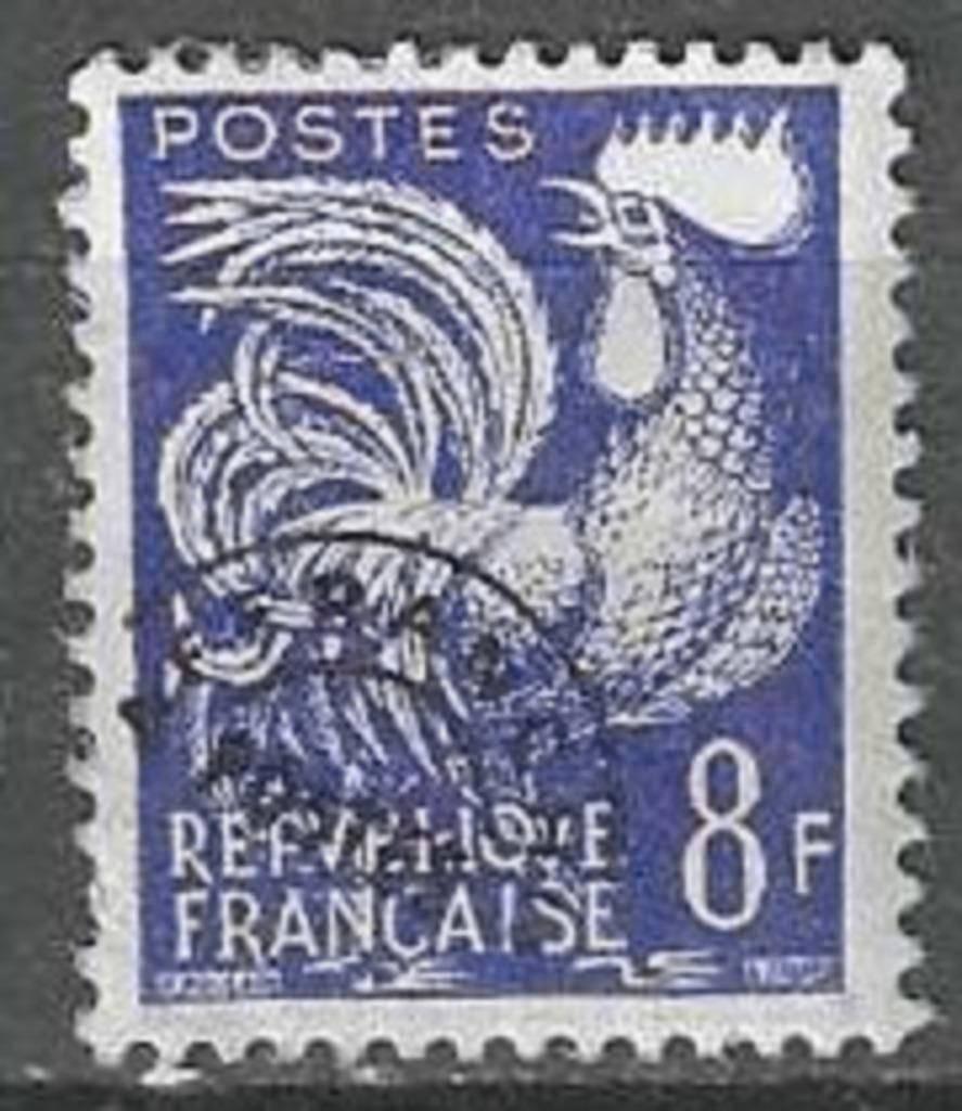 France 1953 - Yvert 109pre - Coq gaulois (ZG), Envoi, Non oblitéré