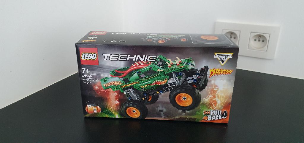Lego Technic 42149 Monster Jam Dragon, nieuw en sealed, Lego, Nieuw, Ophalen of Verzenden, Technic