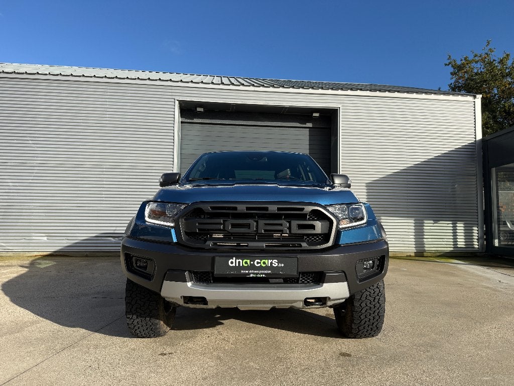 Raptor 2.0 BI-TURBO 213 PK / VERVANGMOTOR FORD, Auto's, Automaat, 4 cilinders, Blauw, Leder