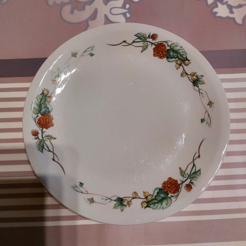 t vintage Villeroy & Boch dessertborden-bessenmotief, Enlèvement, Comme neuf