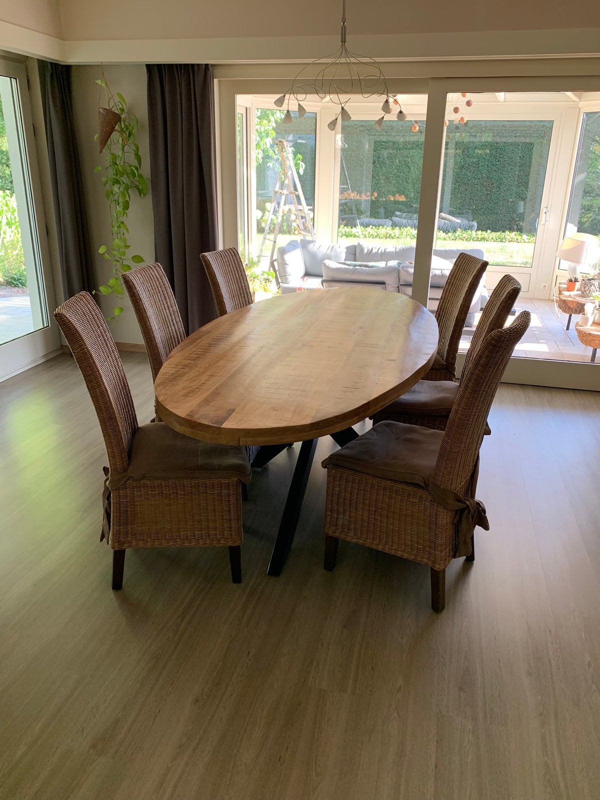 6 stoelen, Huis en Inrichting, Complete eetkamers, Ophalen, Gebruikt