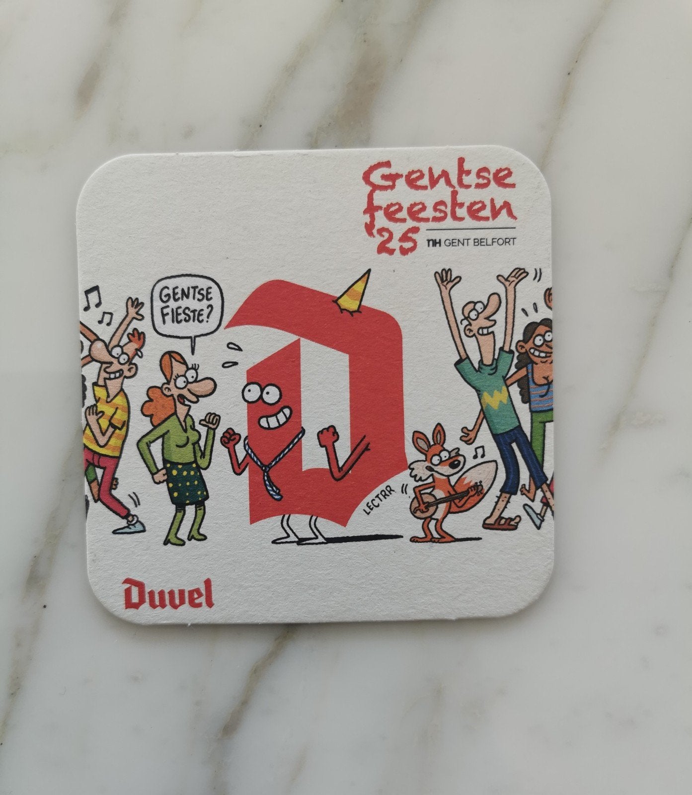 Bierviltje Duvelglas Gentse Feesten 2025, Verzamelen, Ophalen of Verzenden