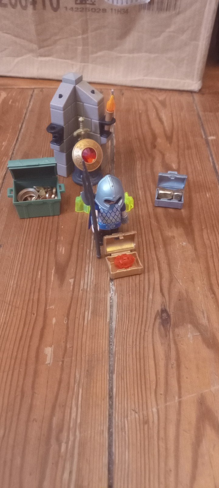 Playmobil dwerg, bewaker van de koninklijke schat, Kinderen en Baby's, Ophalen, Complete set, Zo goed als nieuw, Knights