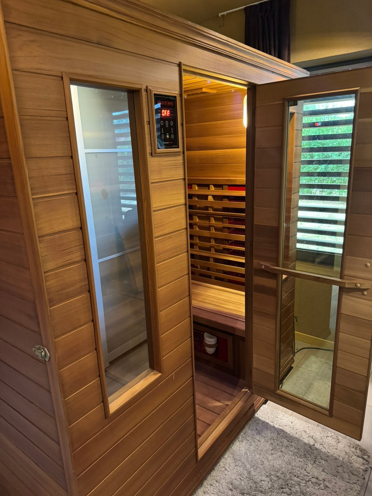 Infrarood sauna Healthmate (4p.) in perfecte staat, Enlèvement, Comme neuf