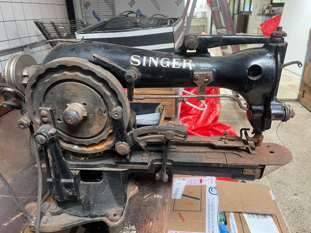 singer naaimachine 69-5, Antiek en Kunst, Ophalen