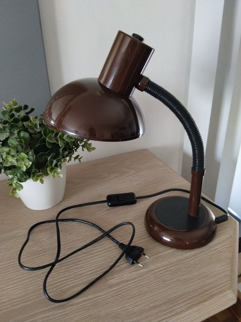 vintage bureau lamp jaren '70, Bureaulamp, Vintage, Ophalen of Verzenden, Zo goed als nieuw