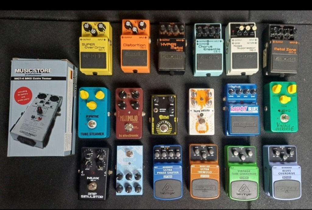 gitaar pedalen Boss, , MXR , Ibanez , NUX , Behringer enz ., Muziek en Instrumenten, Ophalen of Verzenden, Nieuw, Delay of Echo