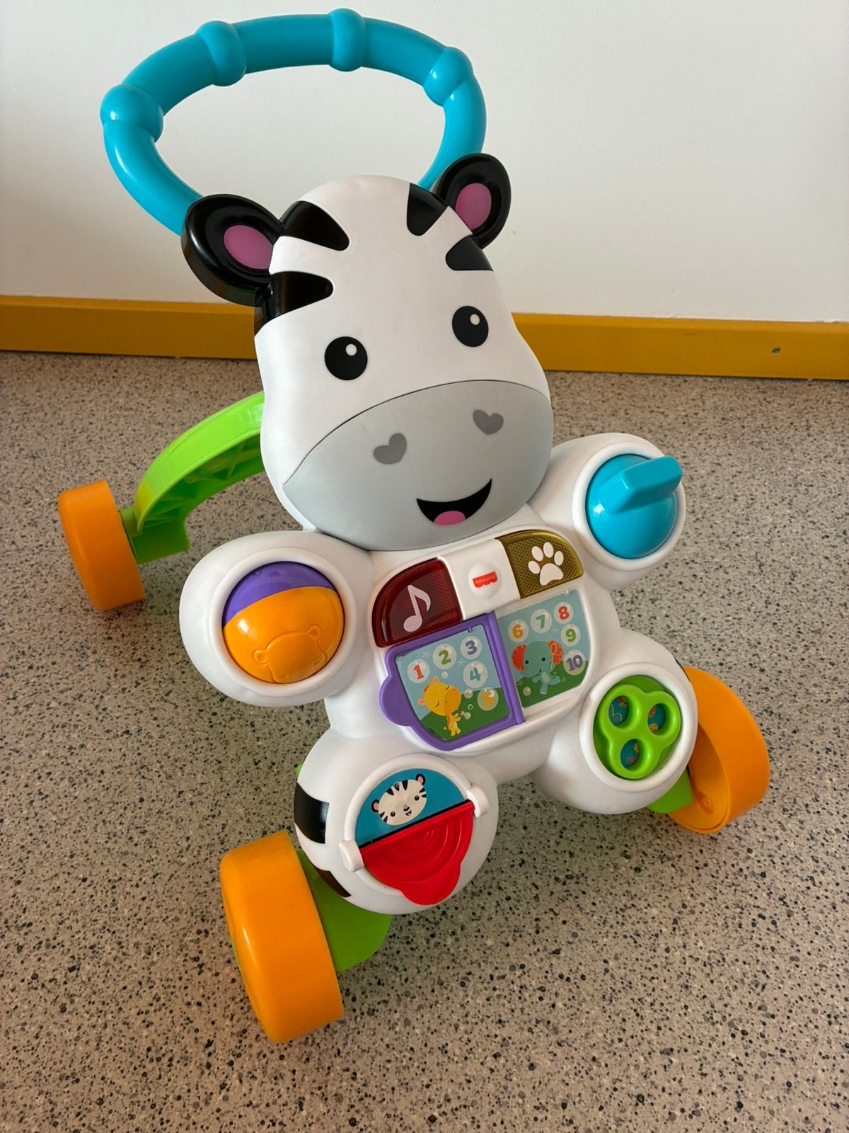 Fisher Price Zebra loopwagen, Kinderen en Baby's, Speelgoed | Fisher-Price, Ophalen, Zo goed als nieuw