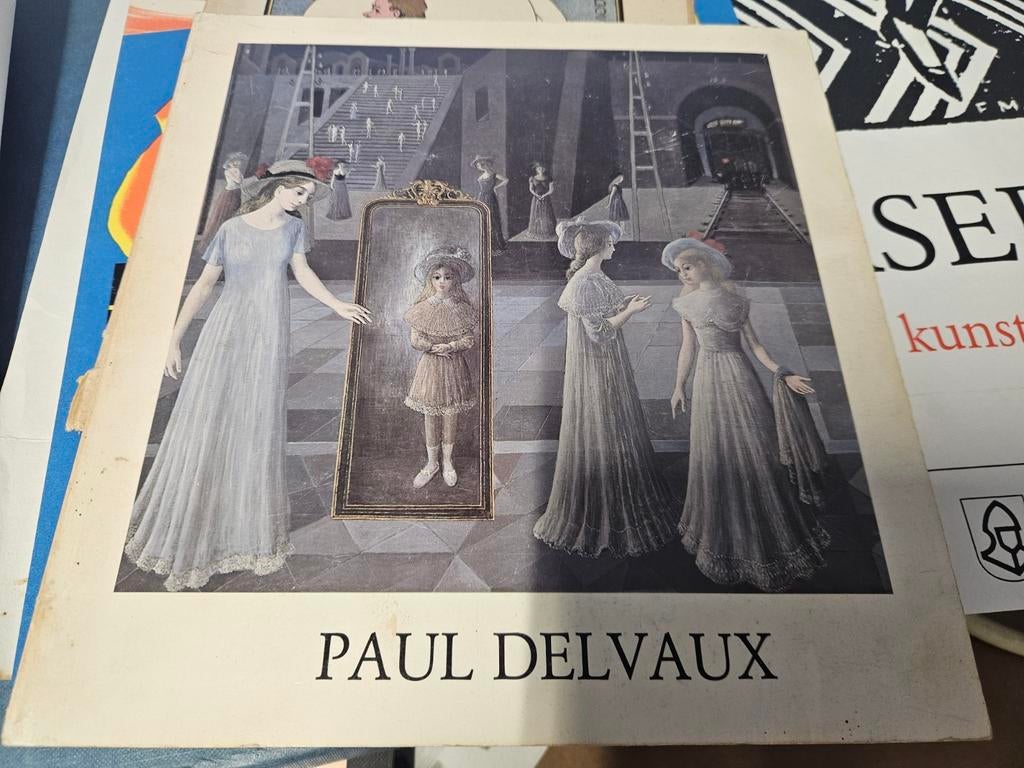 Kunstboek Paul Delvaux, Antiek en Kunst, Kunst | Litho's en Zeefdrukken, Verzenden