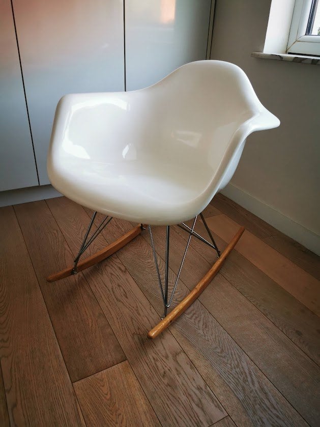 Charles & Ray Eames Rocking Chair RAR, Huis en Inrichting, Ophalen, Overige materialen, Zo goed als nieuw, Modern