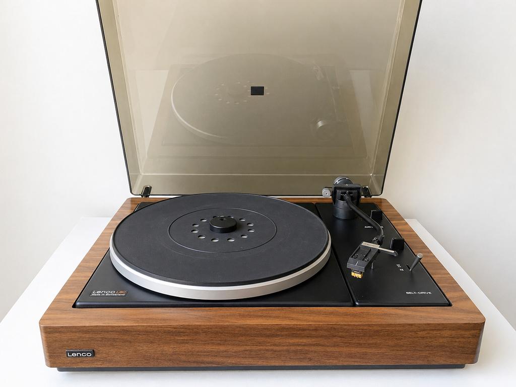 Platine vinyle Lenco L80, TV, Hi-fi & Vidéo, Tourne-disques, Autres marques, Réglage pitch, Tourne-disque, Enlèvement ou Envoi