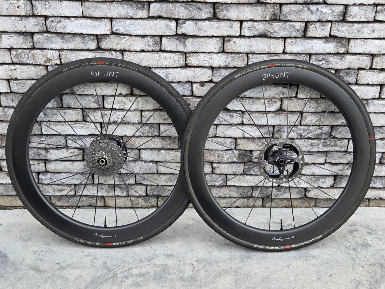Hunt Aerodynamicist 54 UD carbon spoke wielset, Fietsen en Brommers, Fietsonderdelen, Gebruikt, Hunt, Racefiets, Carbon