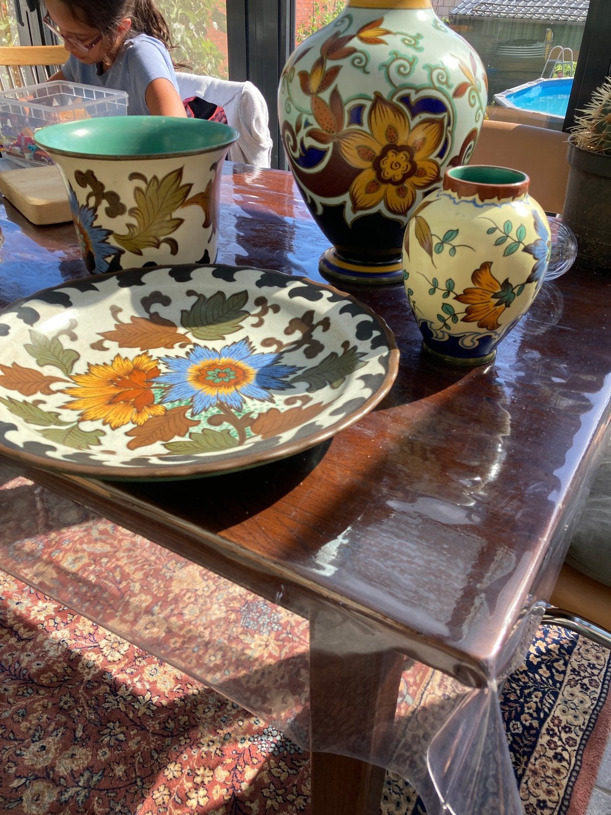 Handgeschilderde gouda plateel, Antiek en Kunst, Ophalen