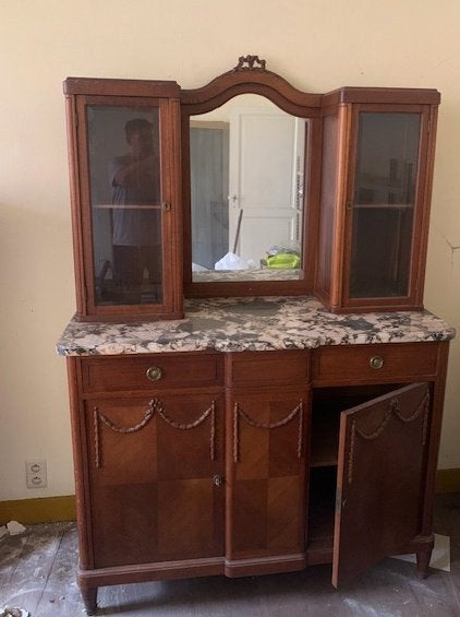 Kast, Huis en Inrichting, Ophalen, Gebruikt, Met deur(en)