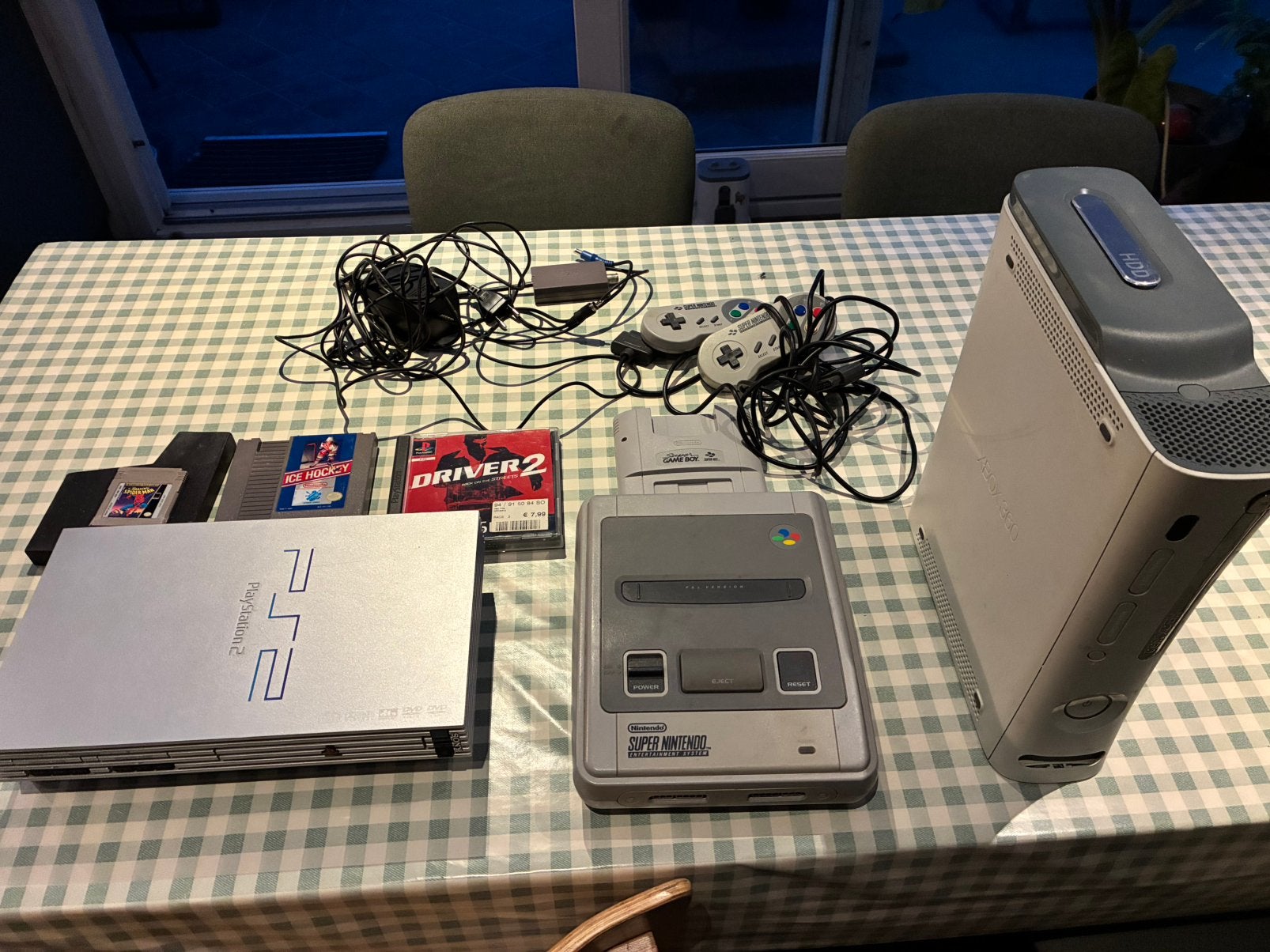 Lot consoles en games, Ophalen