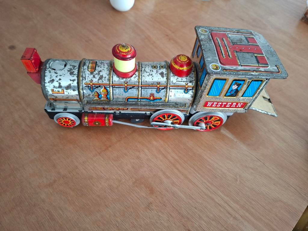 Jouet ancien locomotive Western, Enlèvement