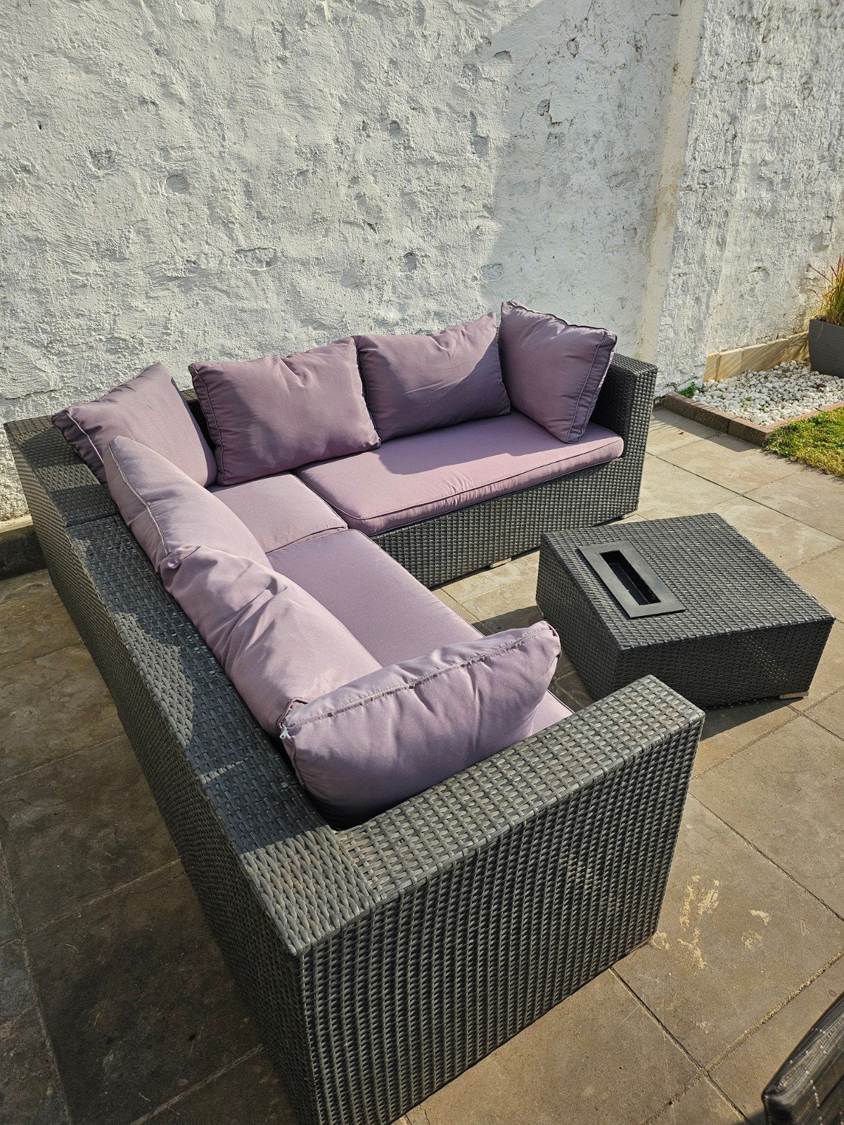 Lounge met kussens, Ophalen