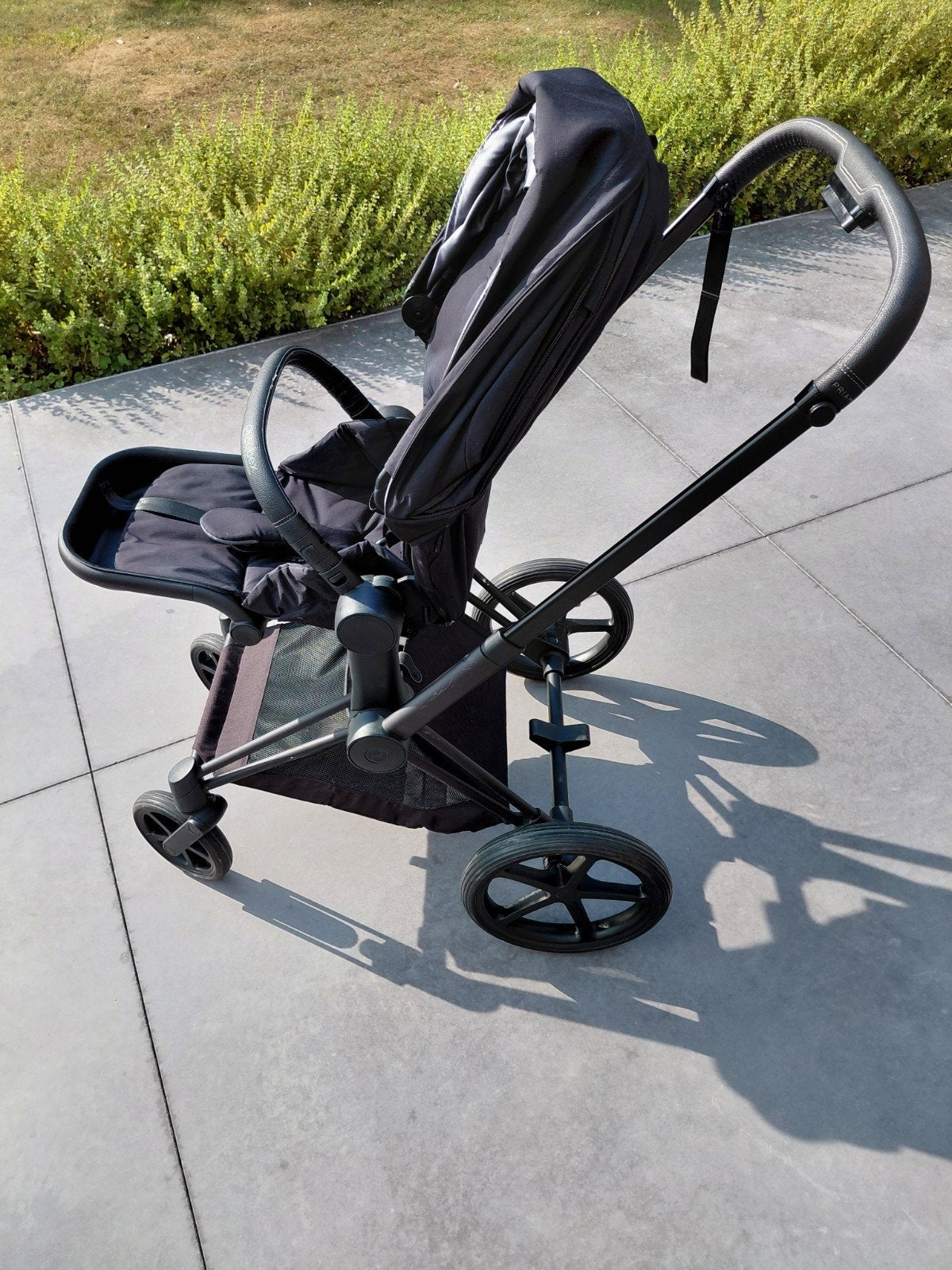 Poussette Cybex Priam  noire + Little Dutch Chancelière, Enlèvement