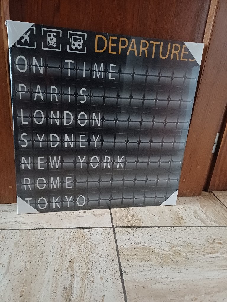 Toile aéroport, Enlèvement, Impression