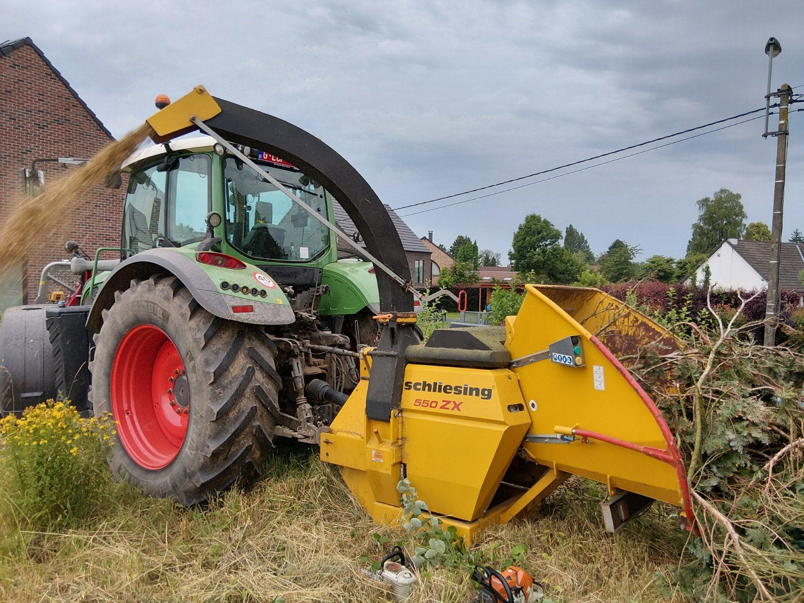 Schliesing 550ZX versnipperaar, Hakselaar