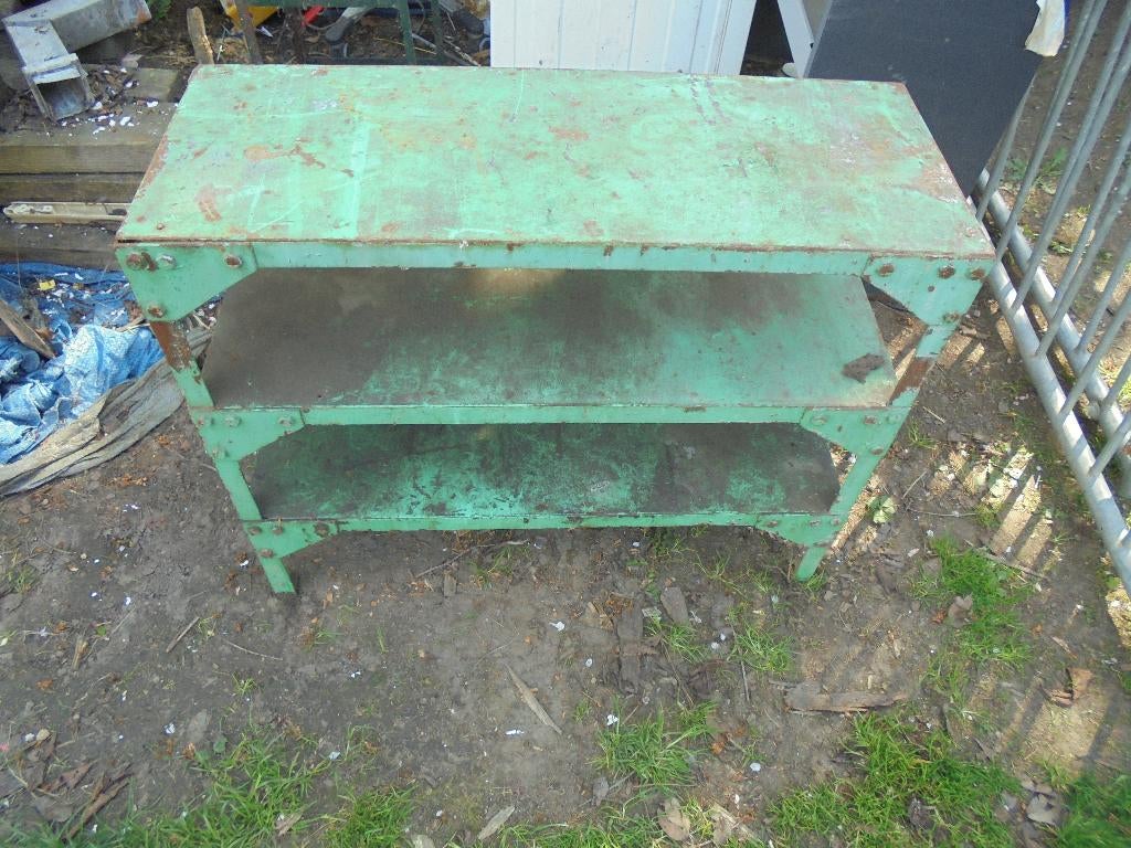 kleine oude industriële plank met 3 verdiepingen, Ophalen, Gebruikt