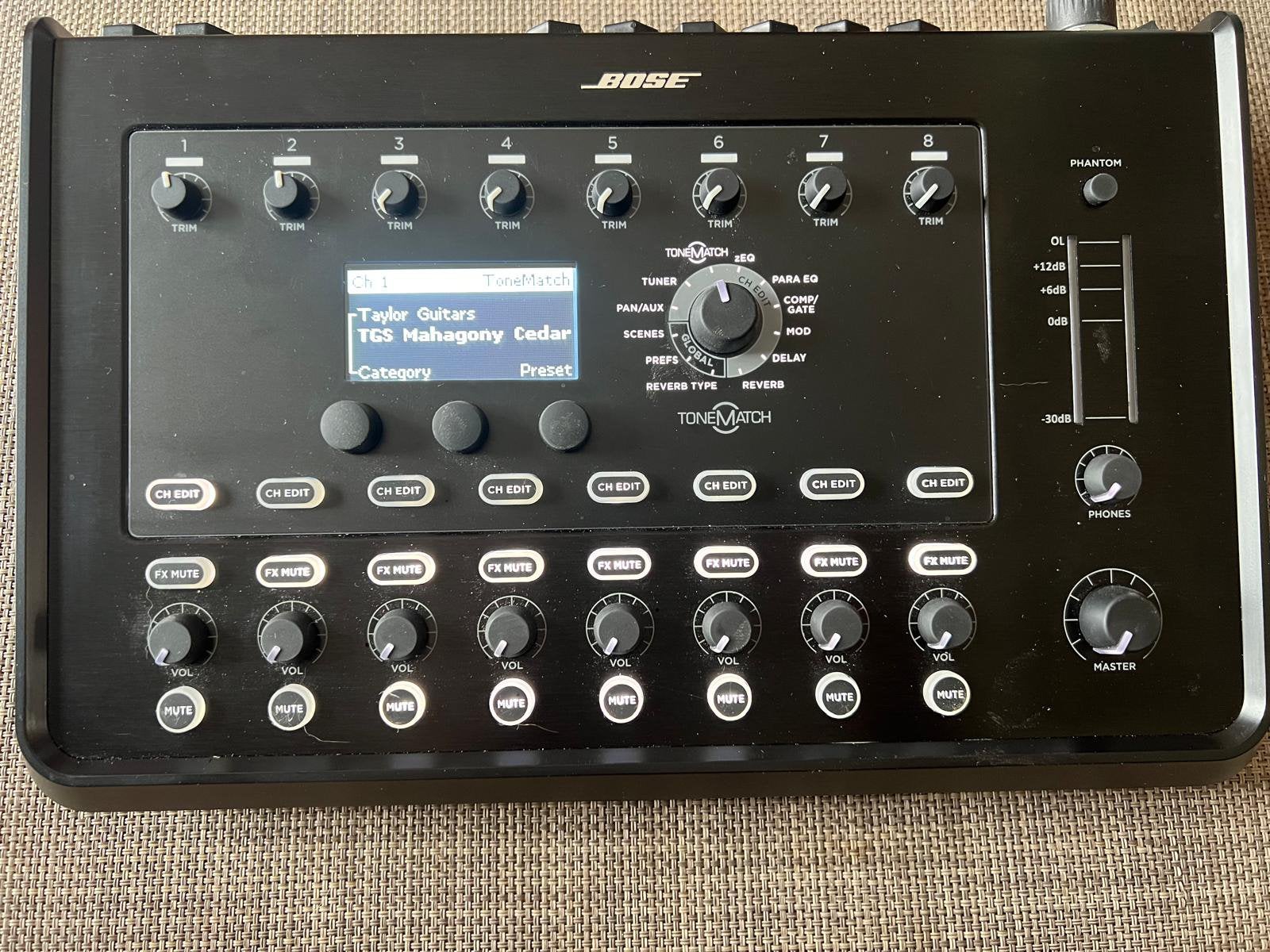 Table de mixage Bose T8S ToneMatch, Enlèvement, Comme neuf, 5 à 10 canaux