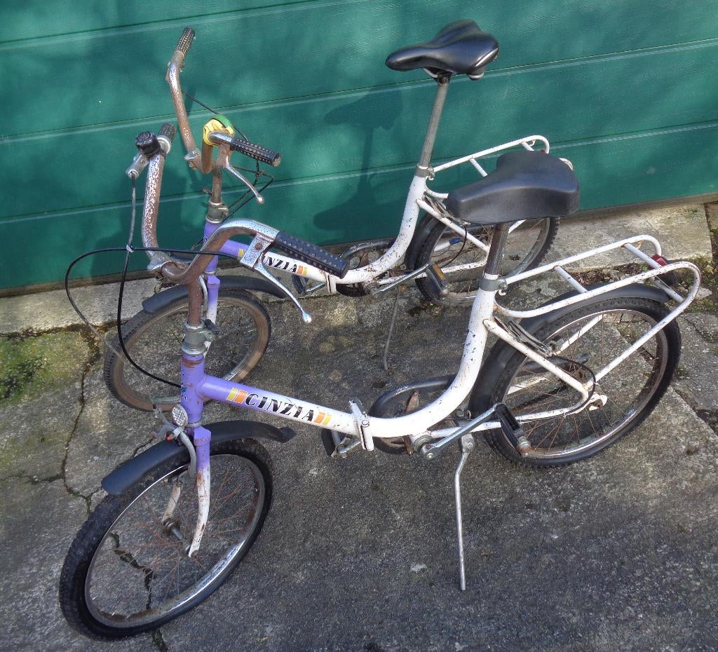 2 Identieke plooifietsen Cinzia 80€ de twee plooifietsen, Gebruikt, Versnellingen, Totaal opvouwbaar, Ophalen