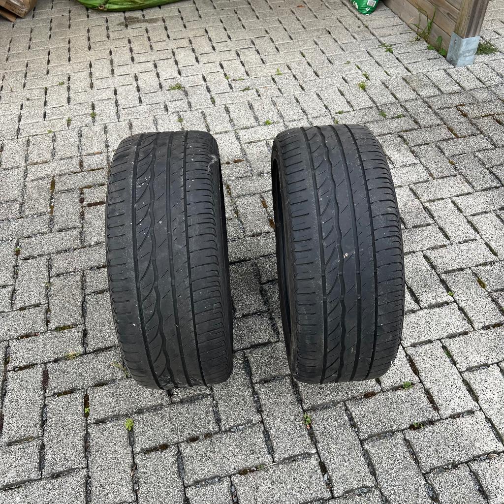 Bridgestone autobanden, Auto-onderdelen, Banden en Velgen, Ophalen, Gebruikt, 17 inch, Band(en)