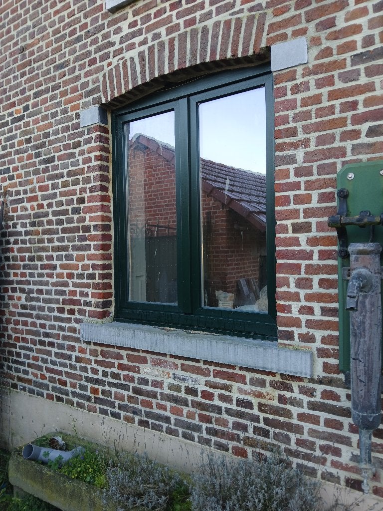 Fenêtres en PVC à vendre, Bricolage & Construction, Châssis de fenêtre, Synthétique, Enlèvement, Utilisé