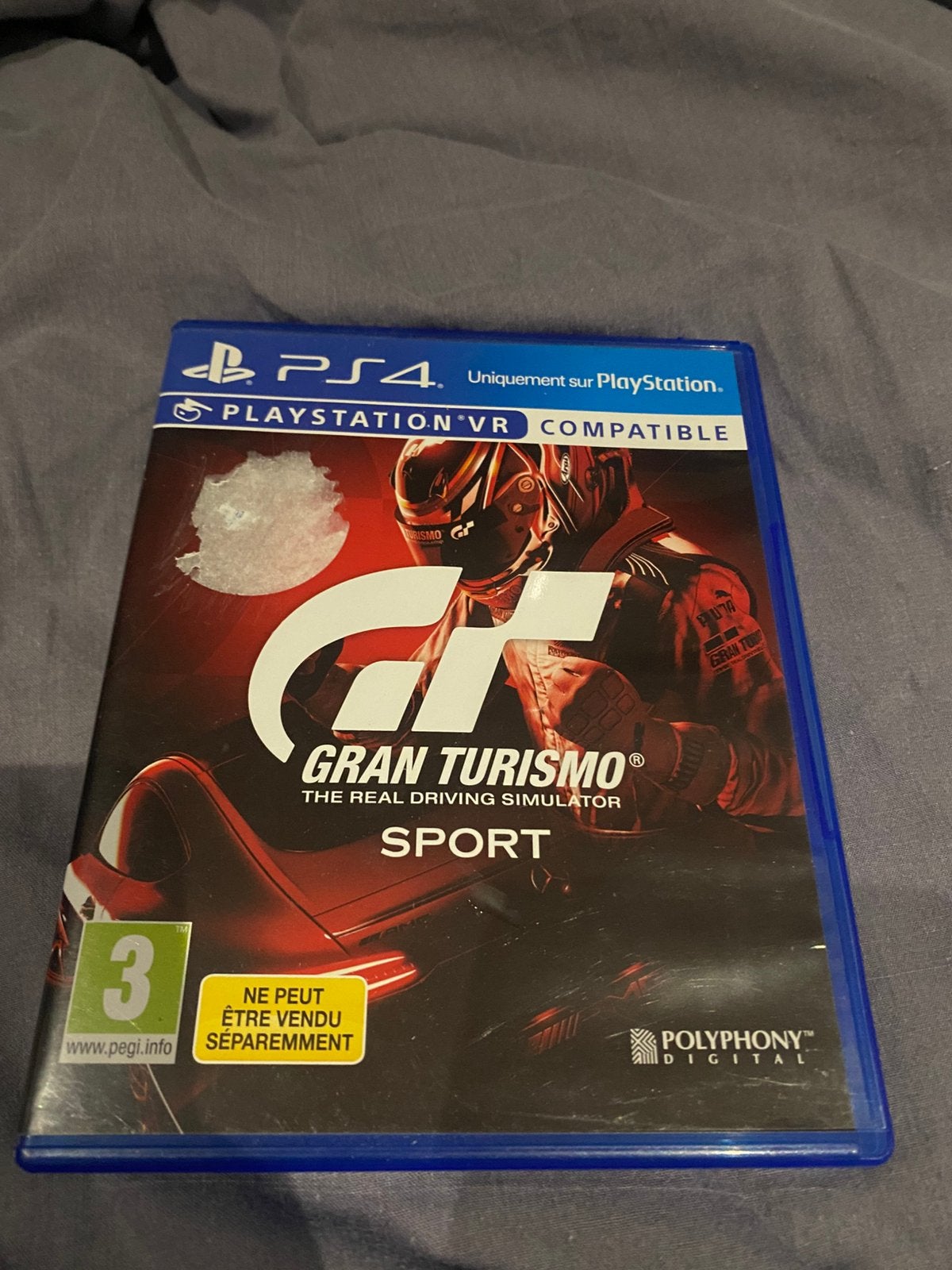 Gran Turismo Sport PS4 – Jeu vidéo PlayStation 4, Online, Enlèvement ou Envoi, 2 joueurs, Comme neuf