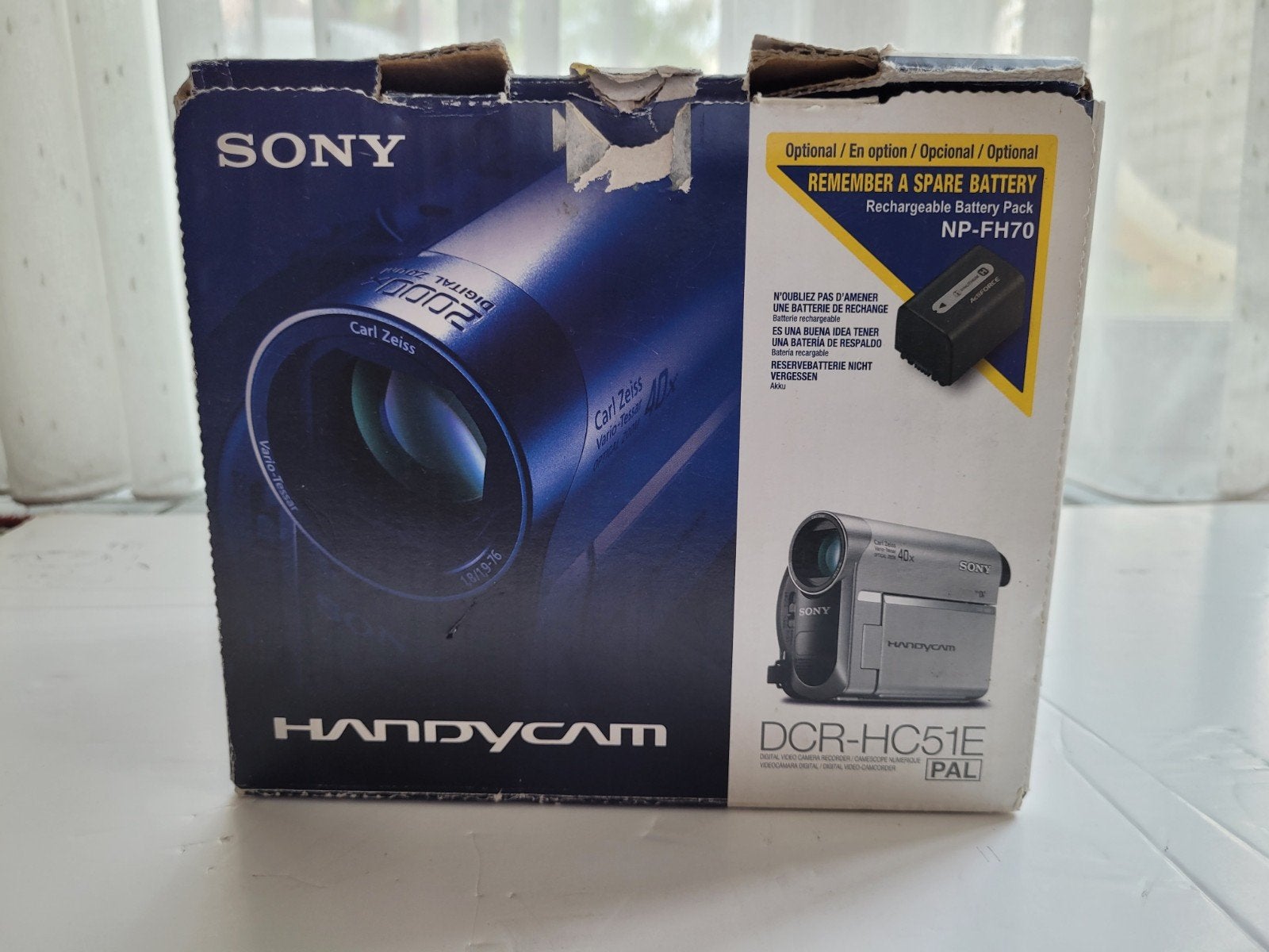 Mini-DVD Sony DCR-HC51E, Enlèvement ou Envoi, Comme neuf, Sony, 8 fois ou plus