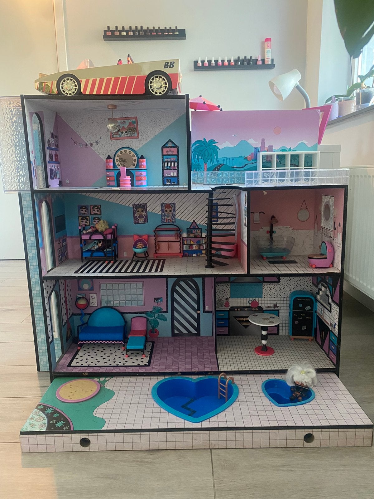 L.O.L Huis, Kinderen en Baby's, Speelgoed | Poppenhuizen, Ophalen, Gebruikt, Poppenhuis